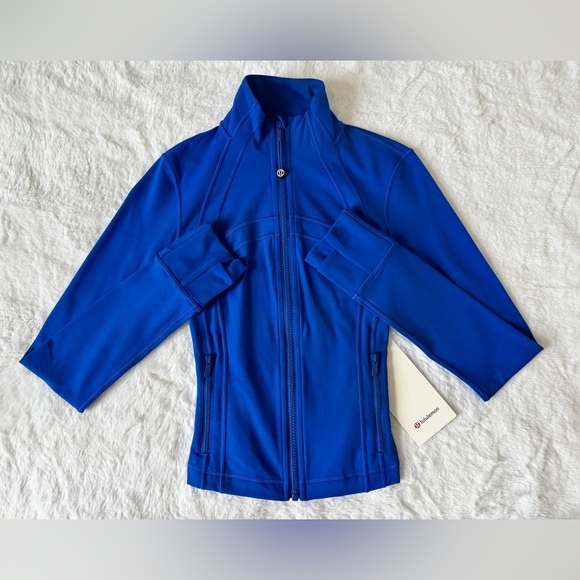 lululemon athletica Tops - LULULEMON DEFINE JACKET CROPPED GALACTIC COBALT SIZE 4 NWT
